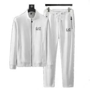 armani emporio suits  outlet ea7 logo classic white